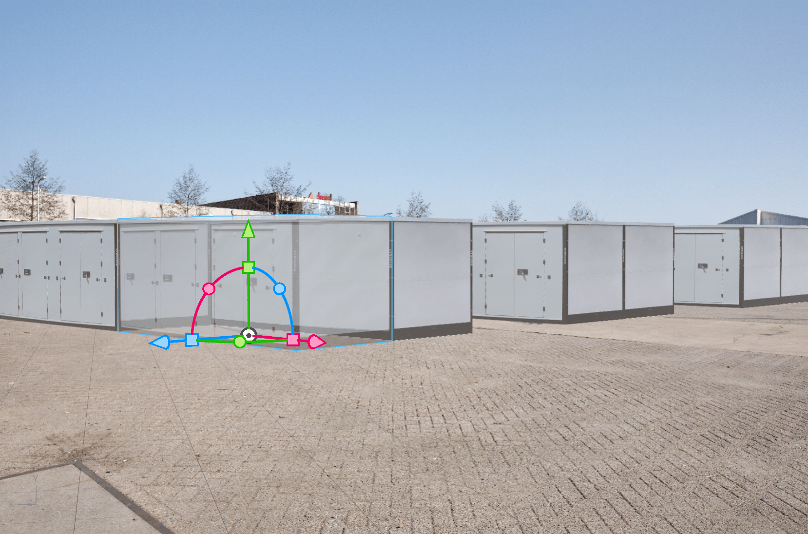 Uw nieuwe buitenopslag gaat echt leven in 3D STREPPEL 3D animatie containerpark