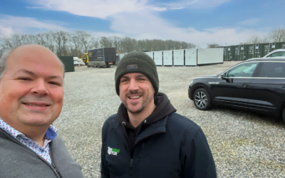Levering containers aan Bideford, Engeland met hindernissen