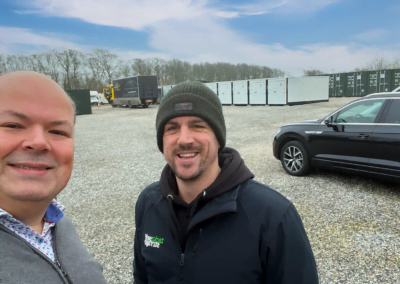 Levering containers aan Bideford Engeland met hindernissen