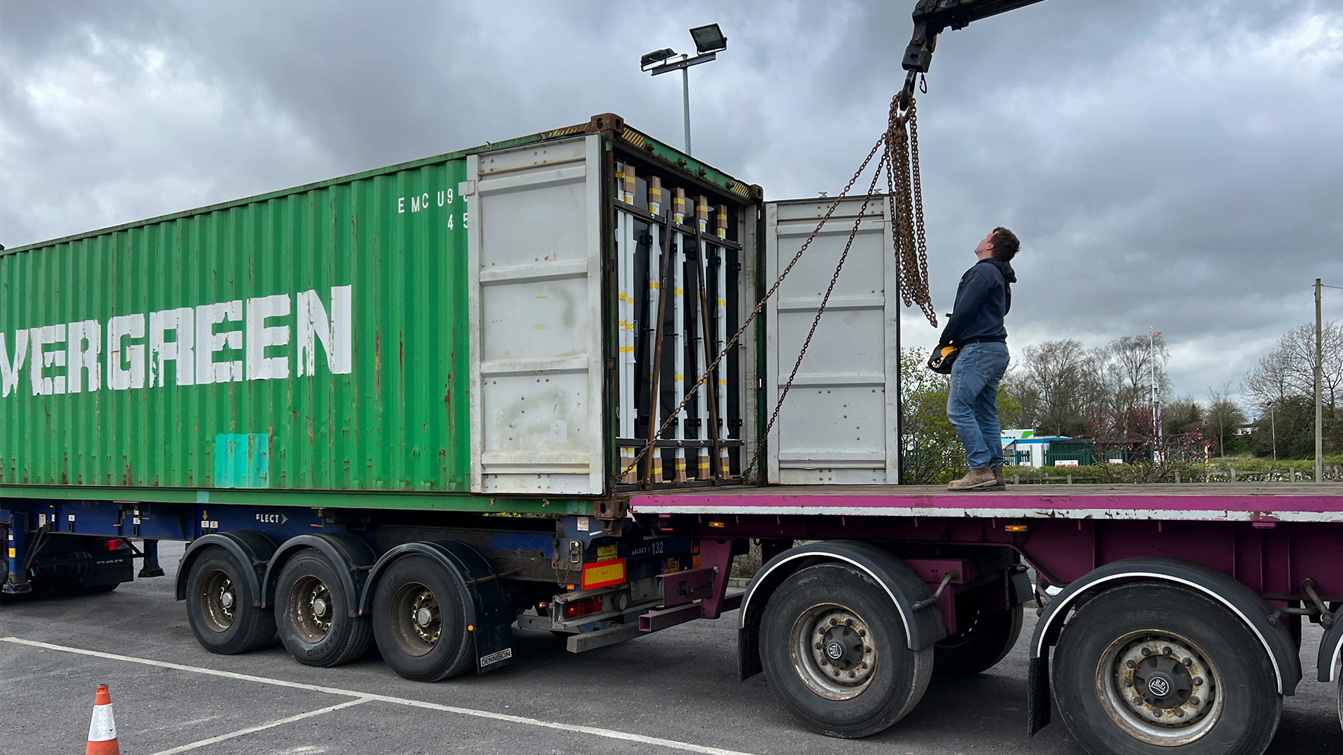 zeecontainer STREPPEL