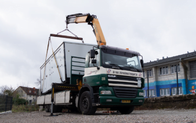 Container verplaatsing Duitsland