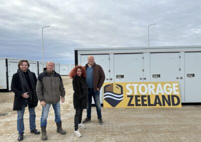 Maarten en Danny bij Storage Zeeland site tour