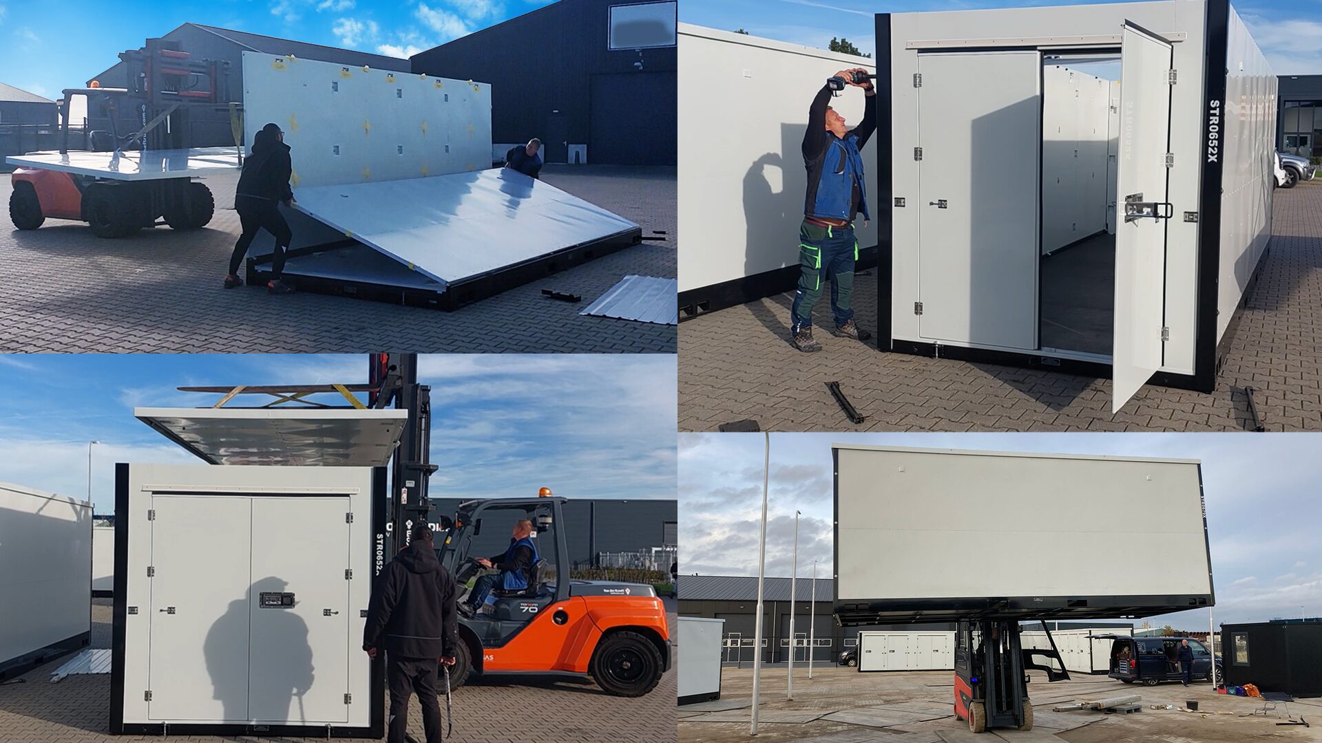 ZBoxbouwproces STREPPEL Z-Box_bouwproces Levering en Assemblage<br />